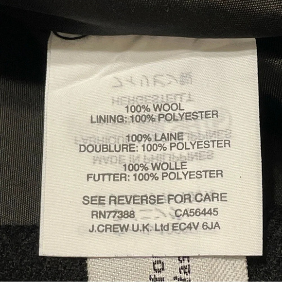 J. CREW Wool Ruffle Mini Skirt in Black - Picture 6 of 7